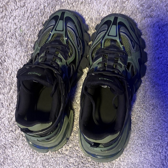 Balenciaga Black and Gray Men's Sneakers